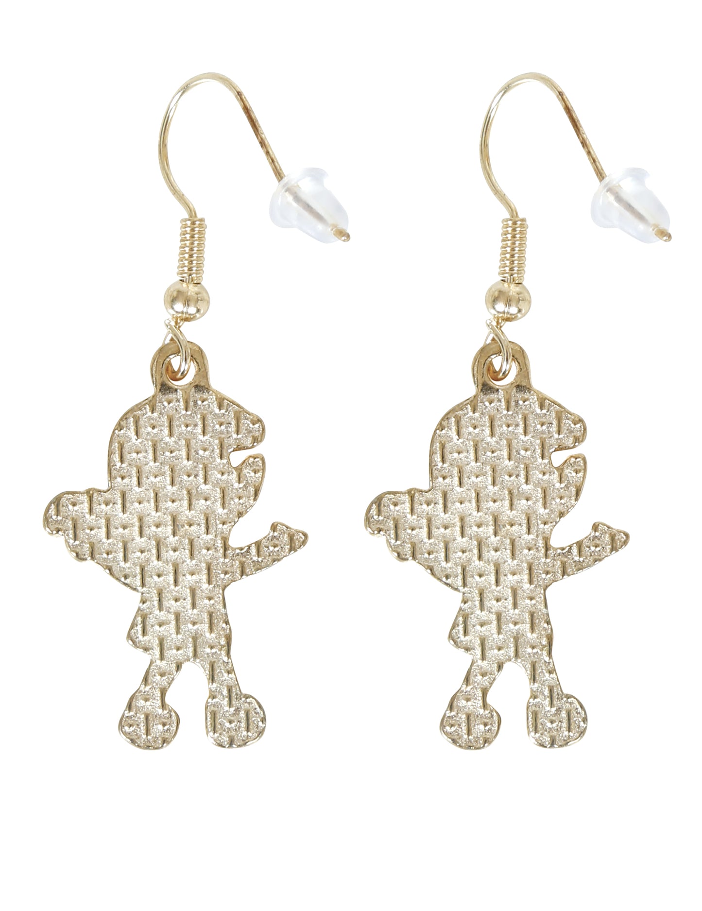 Метални обеци с коледни джуджета