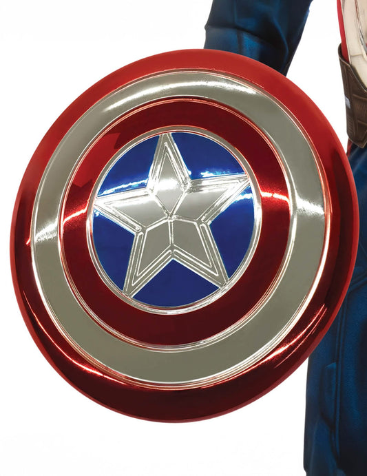 Метален пластмасов щит Captain America™ 30 cm дете