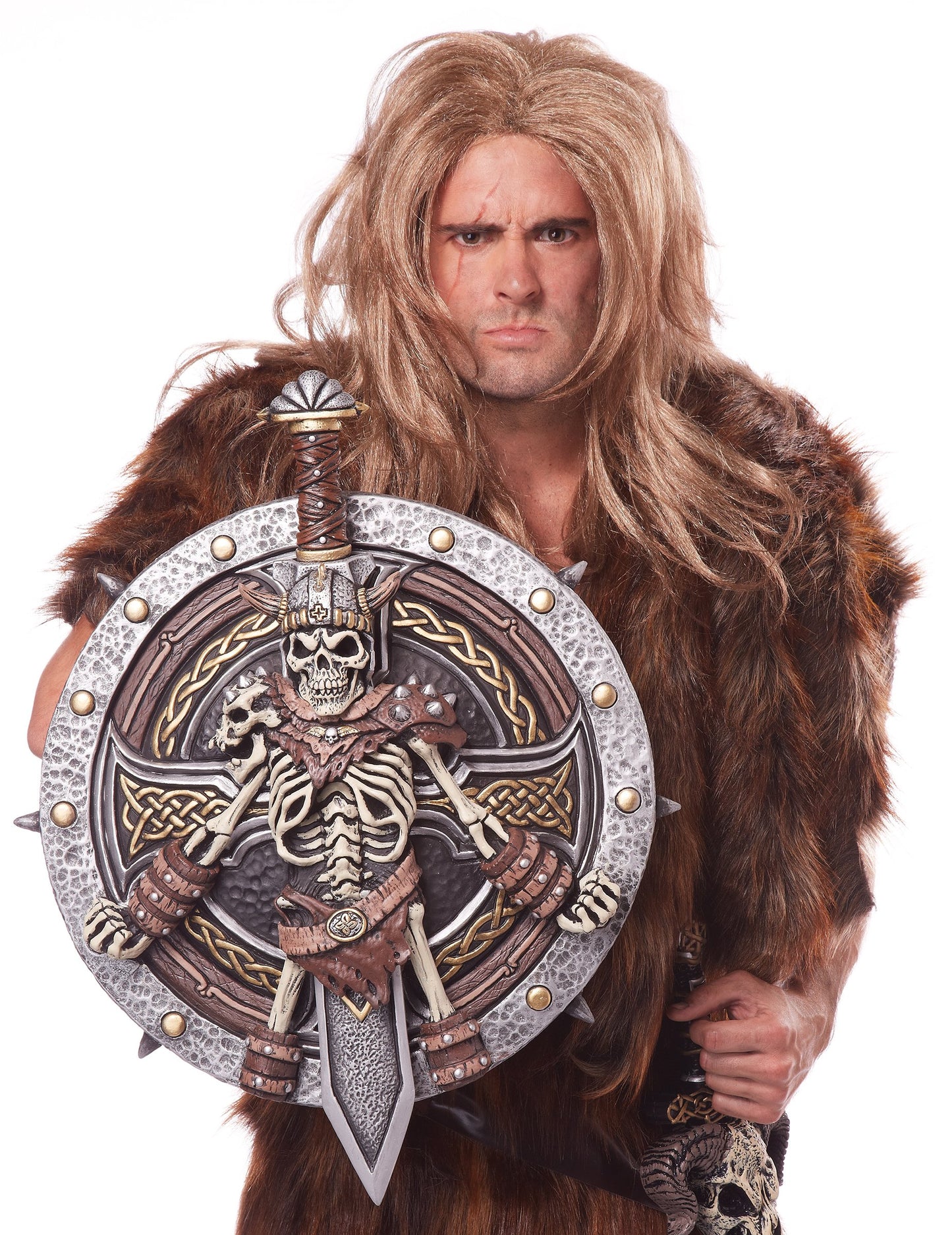 Пластмасов щит и викинг меч