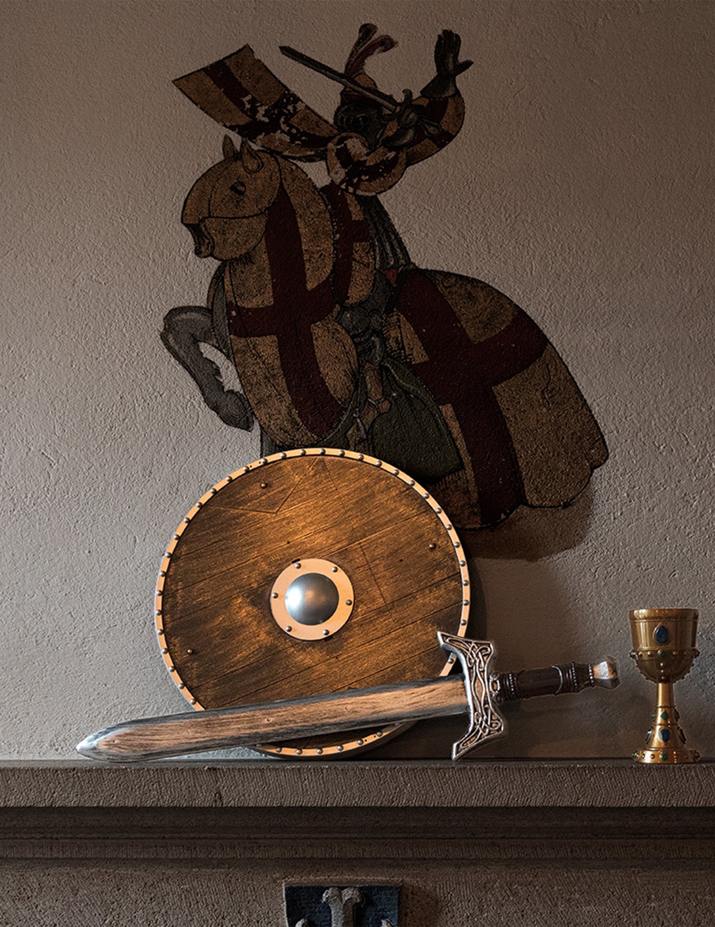 Средновековен войн щит 40 cm