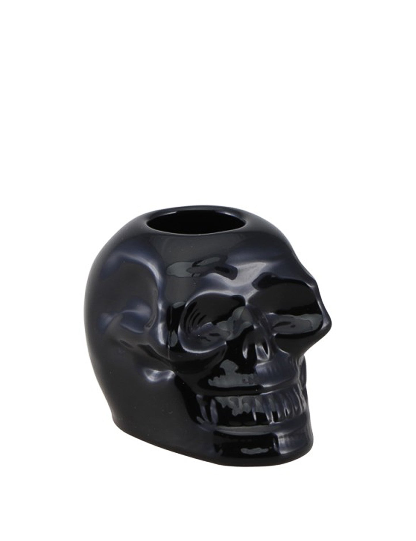 Притежател на свещта за черен череп 5 cm