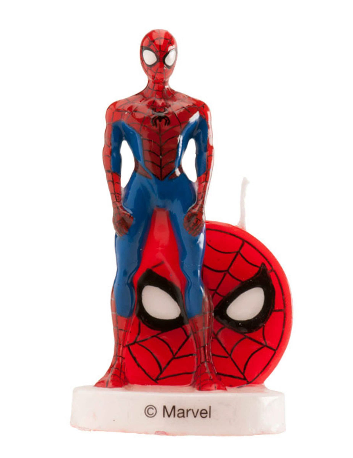 Рожденденска свещ Spiderman за дете 3D червен и синьо