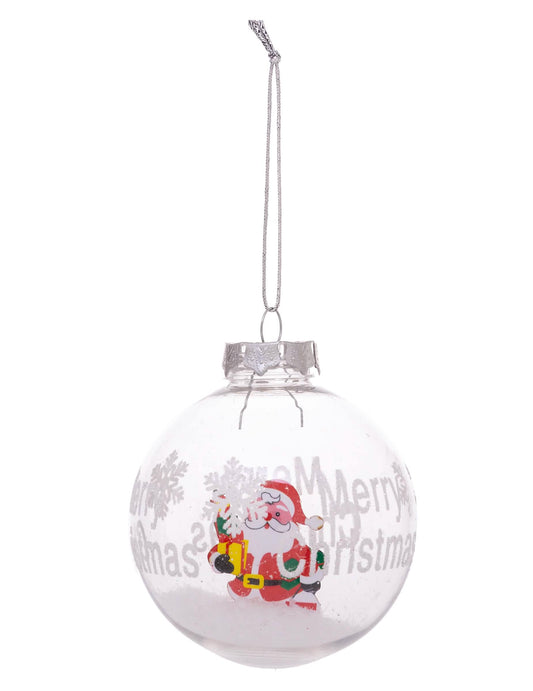 Modèle avec Père Noël de la Boule de noël personnages pour sapin