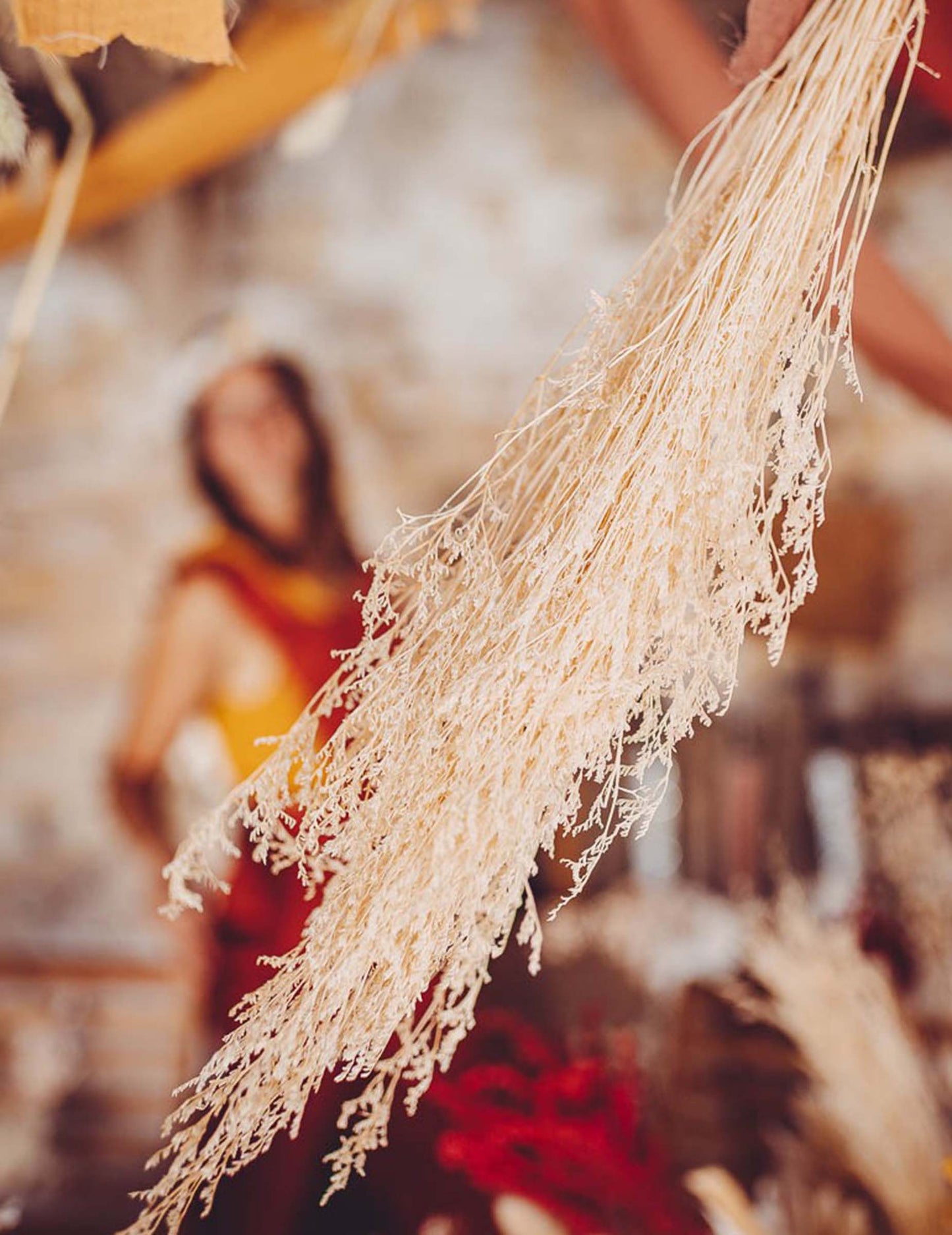 Букет от сушени клонки 50 г 75 cm бохемски стил