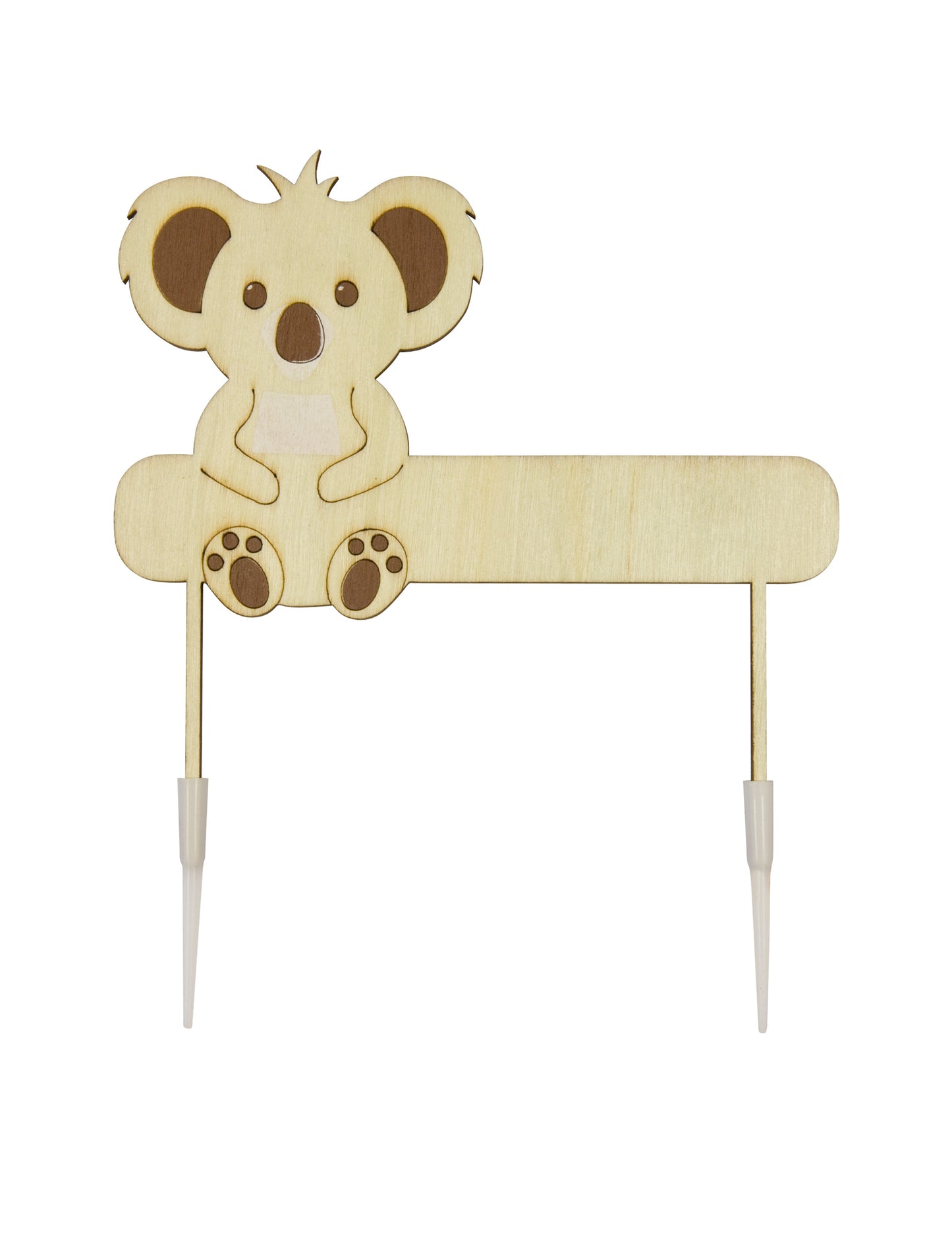Koala 13 x 13 cm Персонализируем дървен топер Koala