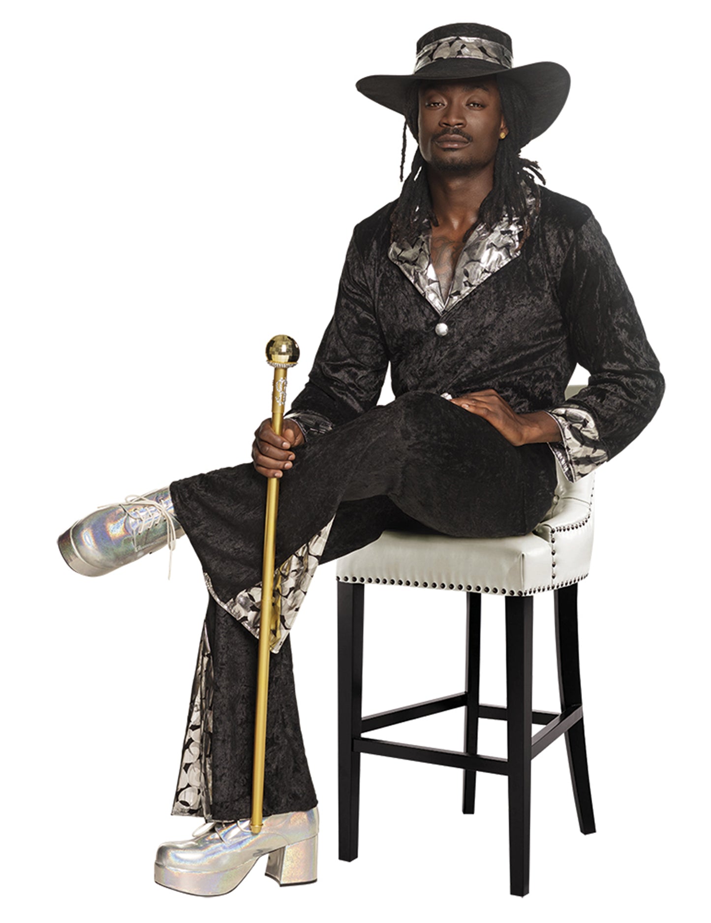 Mise en situation de la canne dandy pimp