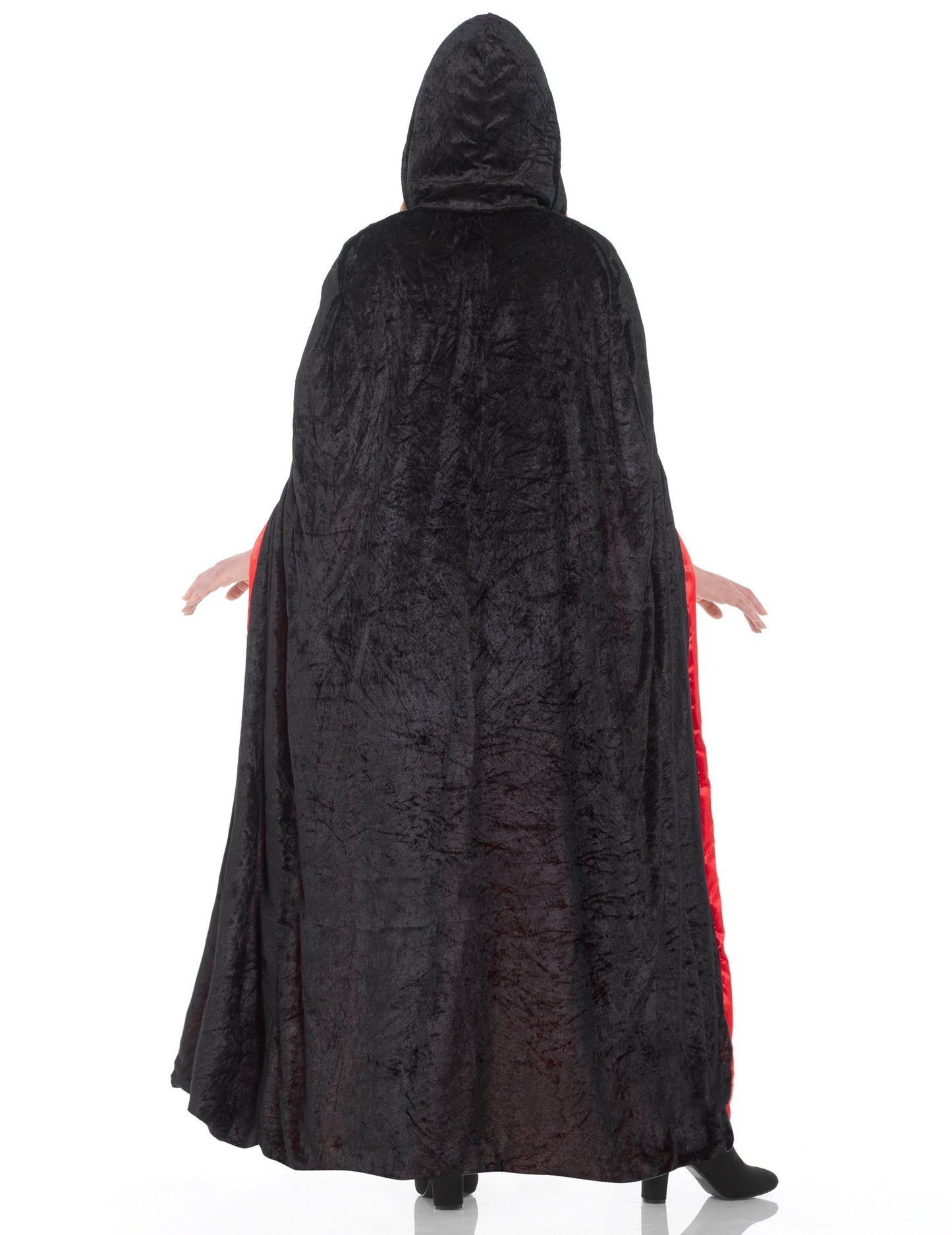 Дълго обратим черно -червен луксозен нос за възрастни