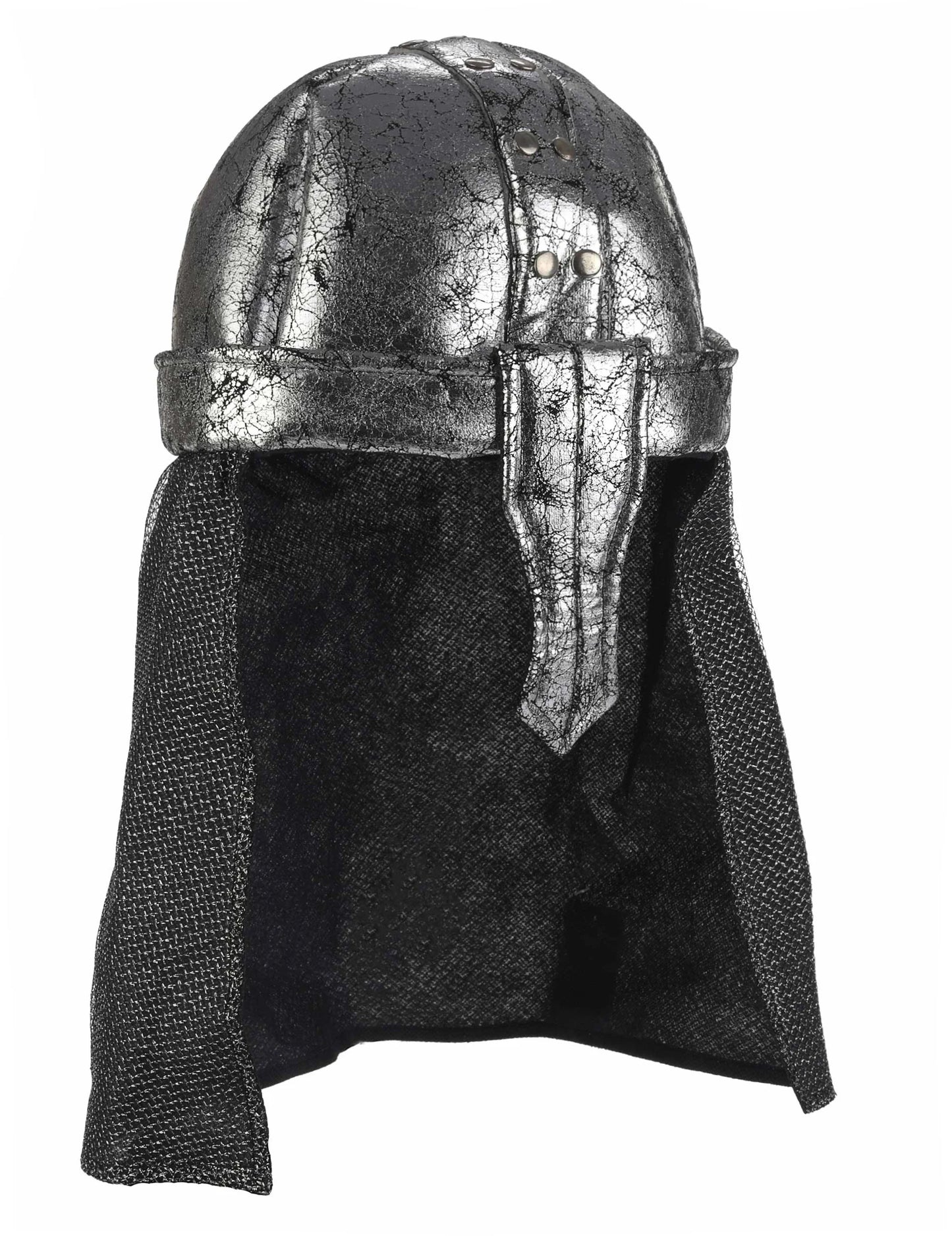 Vue de dos du casque de chevalier guerrier souple