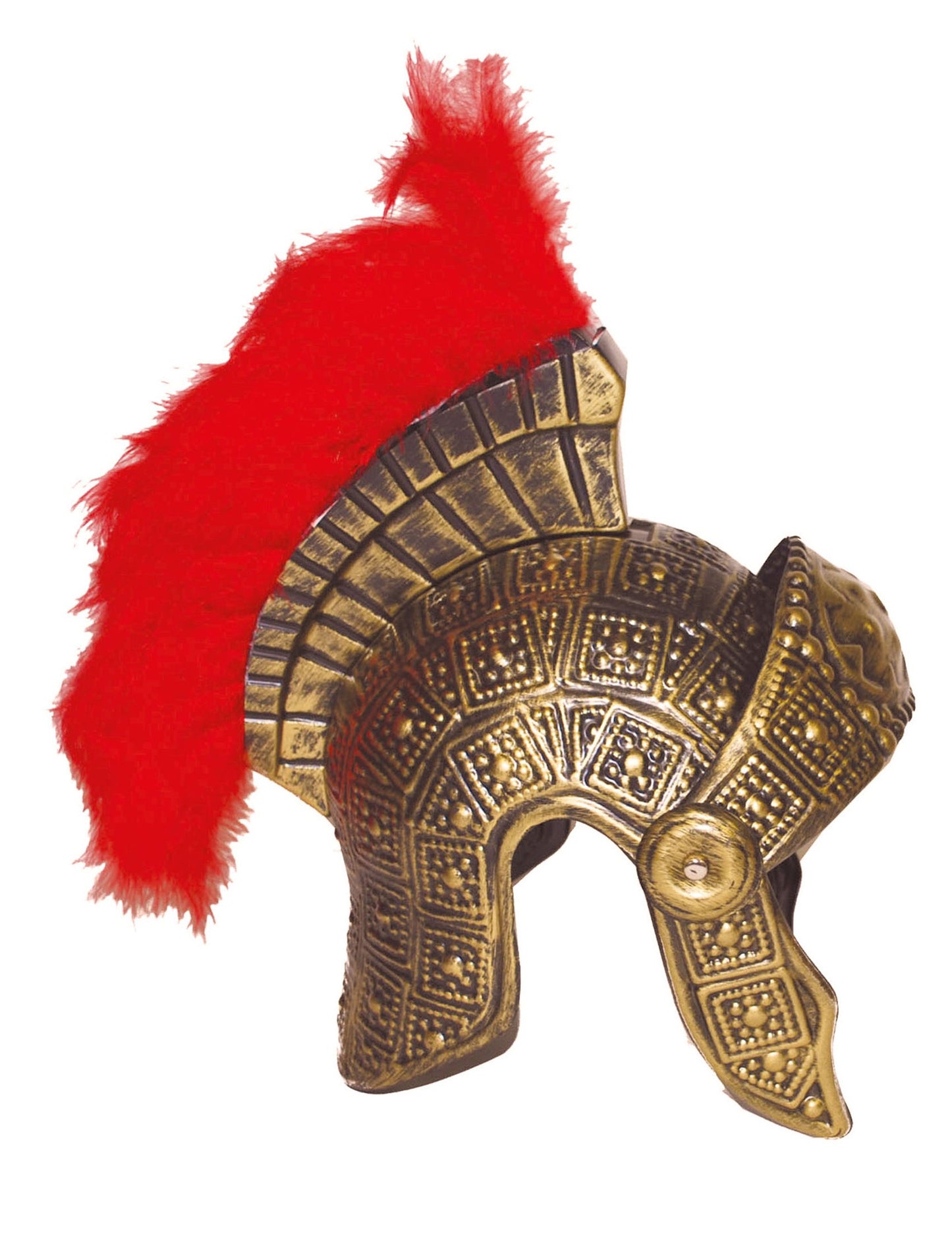 Боков изглед на римския шлем