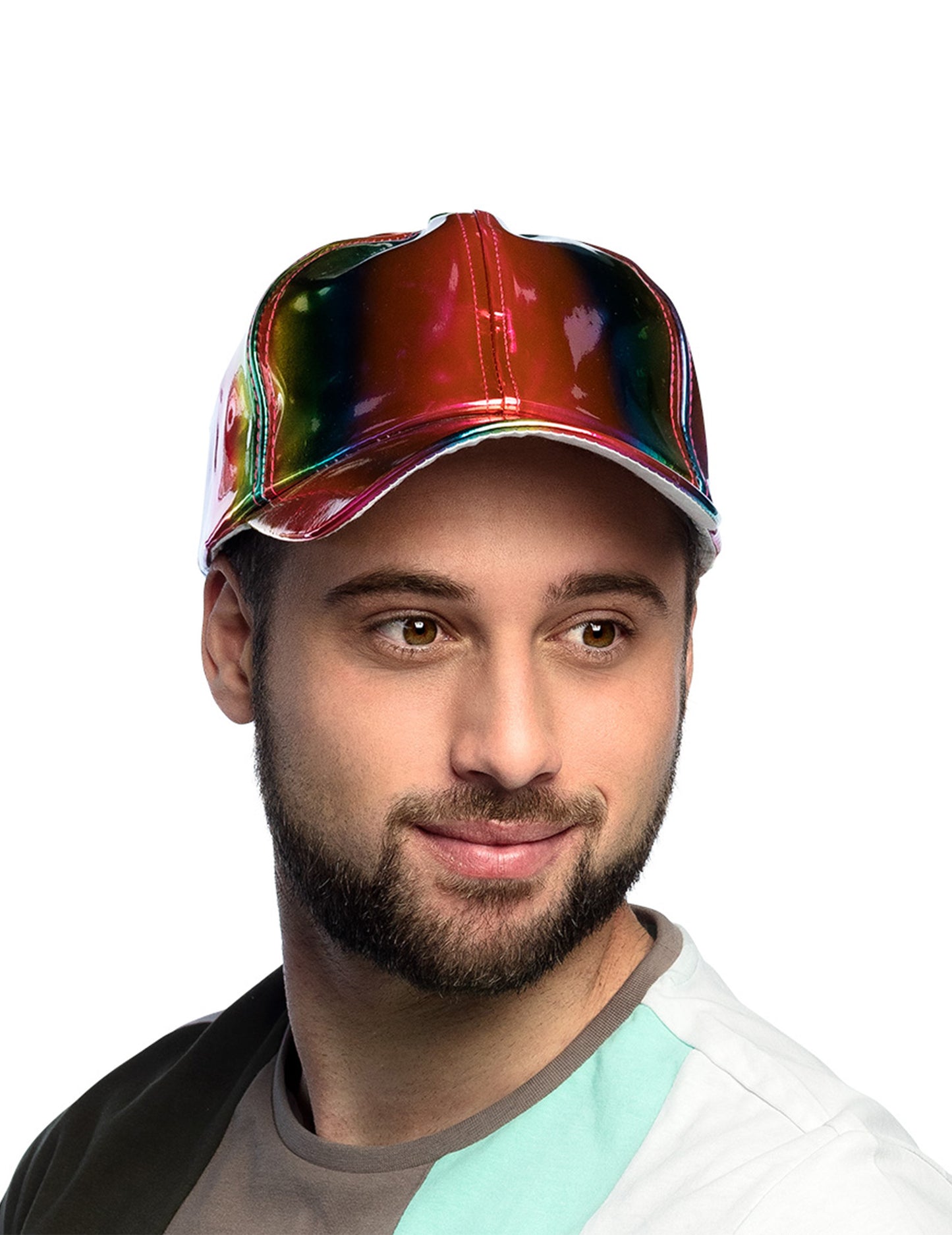 Възрастни преливащи многоцветни шапки