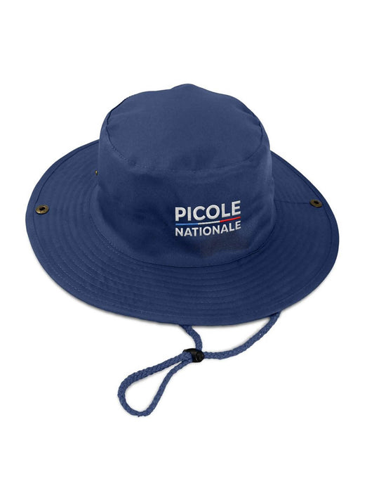 Синя шапка с връзка Picole Nationale