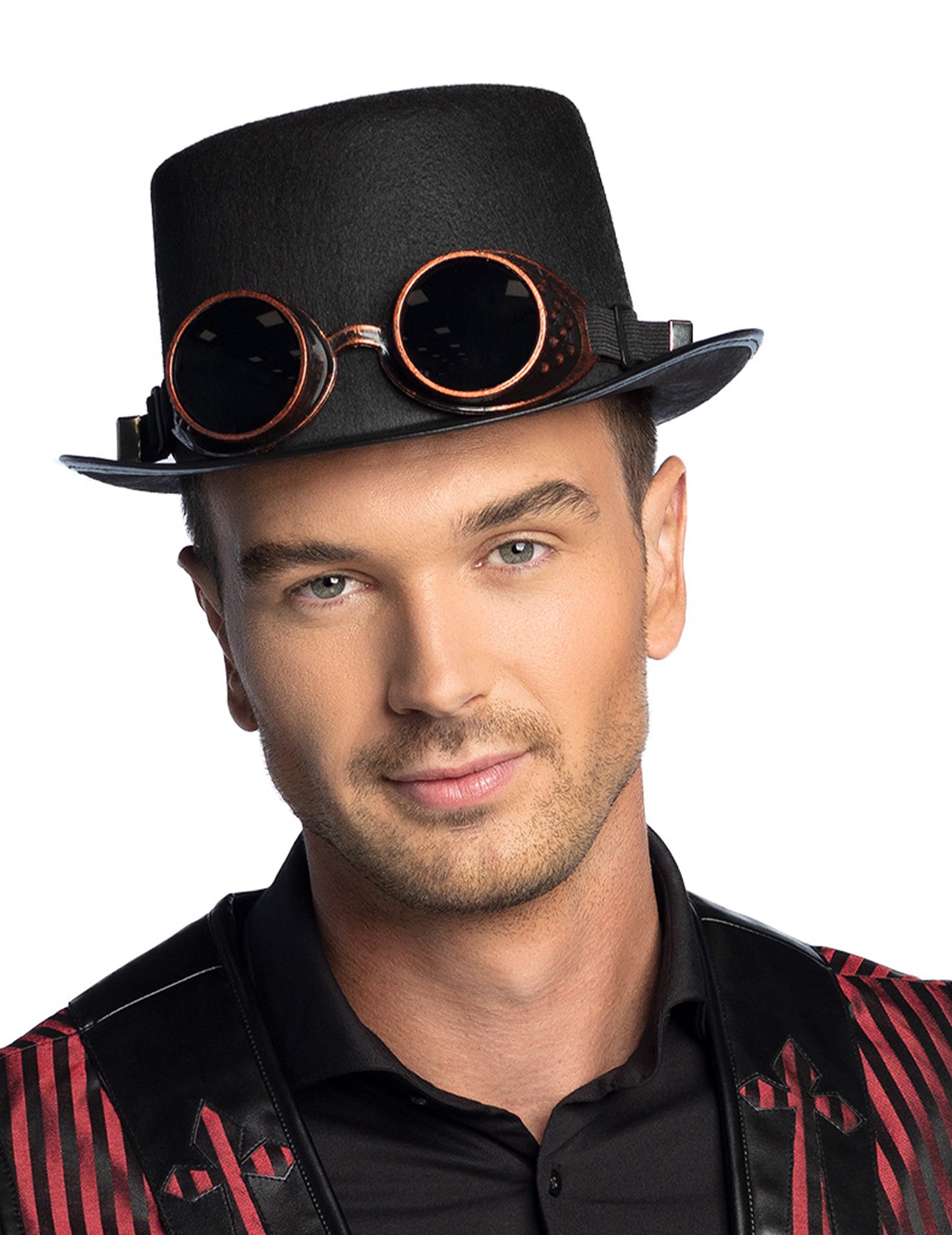 Шапка с очила за възрастни стимпанк