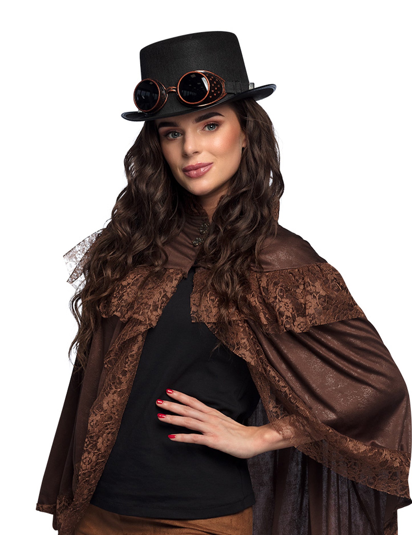 Шапка с очила за възрастни стимпанк