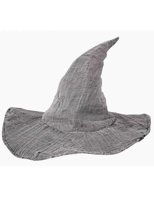 Vue de profil du chapeau de sorcier pour adulte