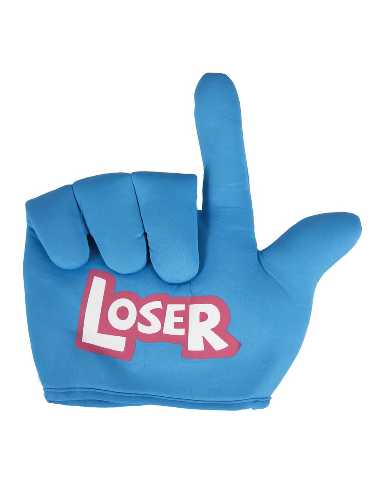 Детайл на надписа на шапката main loser за възрастен