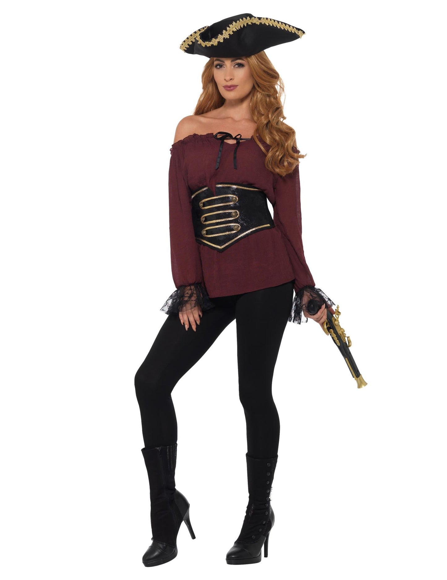 Луксозна пиратска риза на Бордо