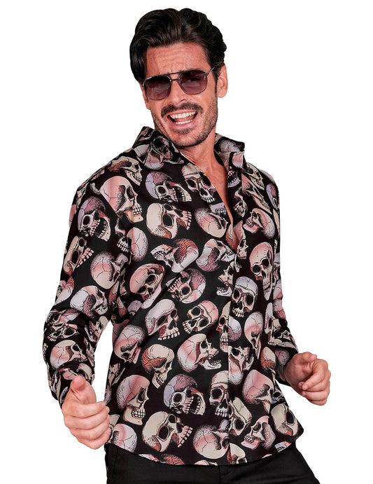 Chemise têtes de mort homme