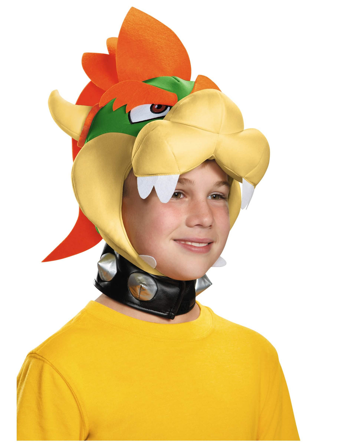 Коса Bowser Nintendo за дете жълта и оранжева с шиповидно колие