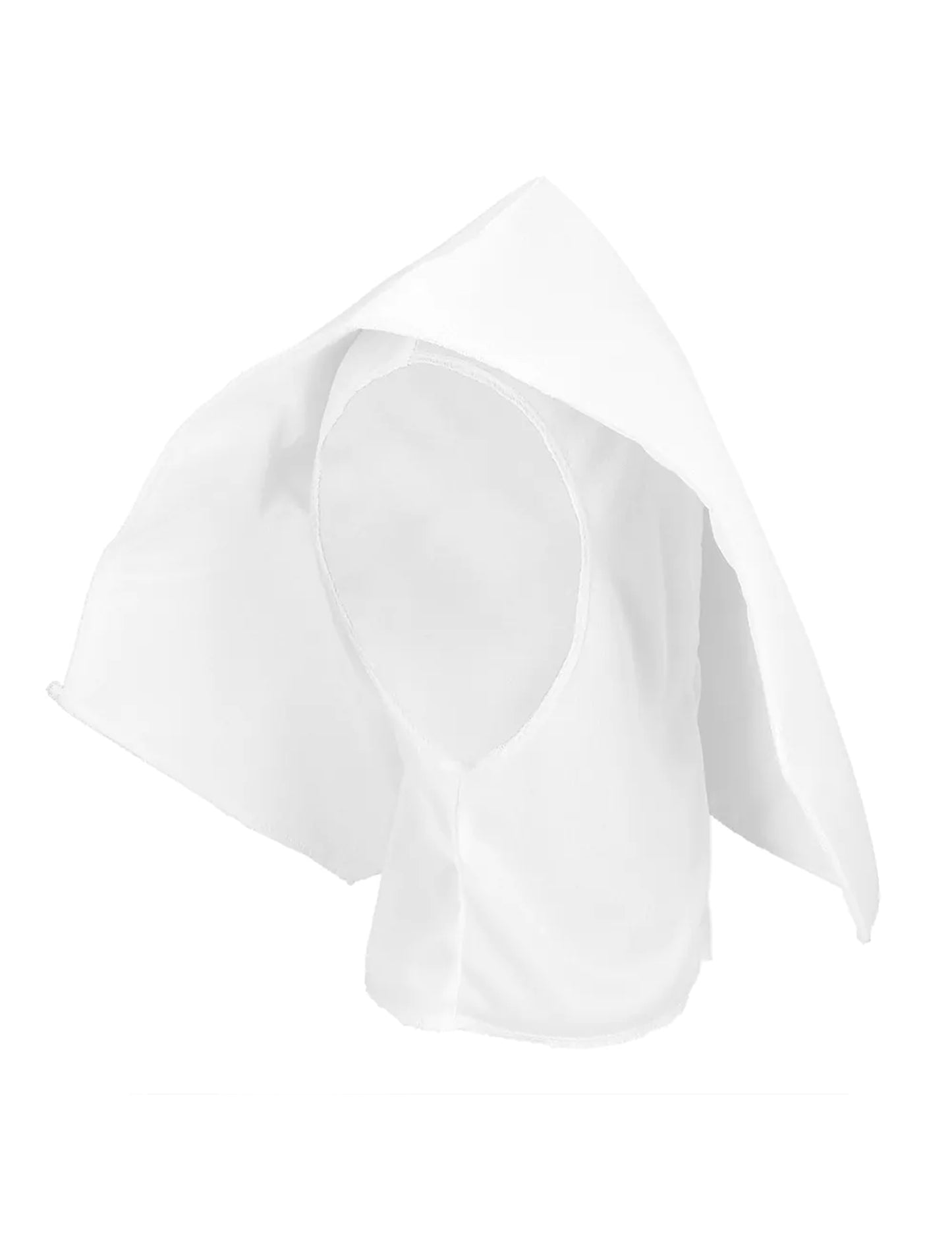 Капачка за възрастни бяла монахиня