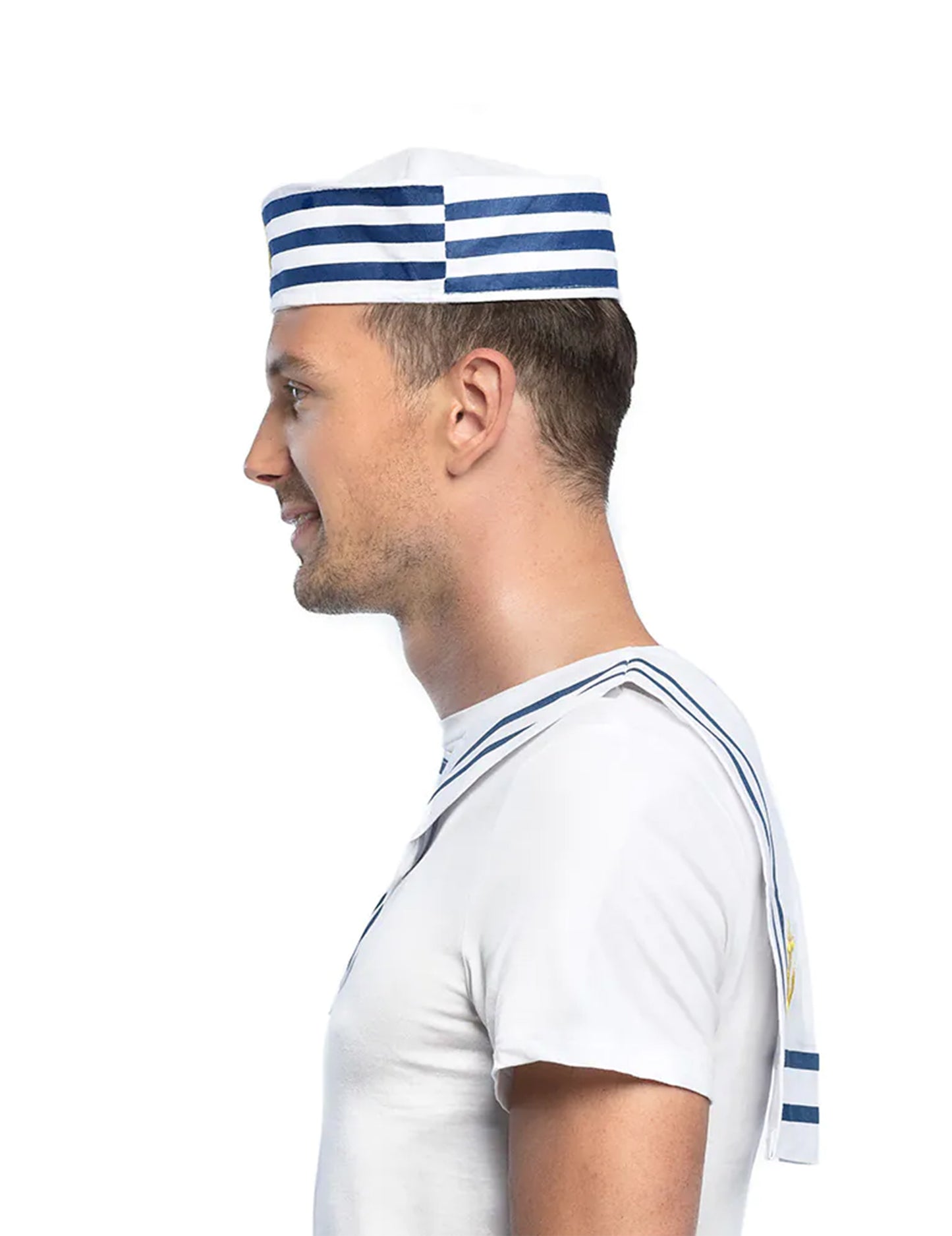 Профилен изглед на моряшкия яка за възрастни