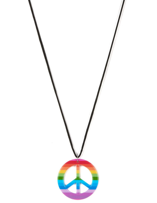 Vue de face du collier hippie