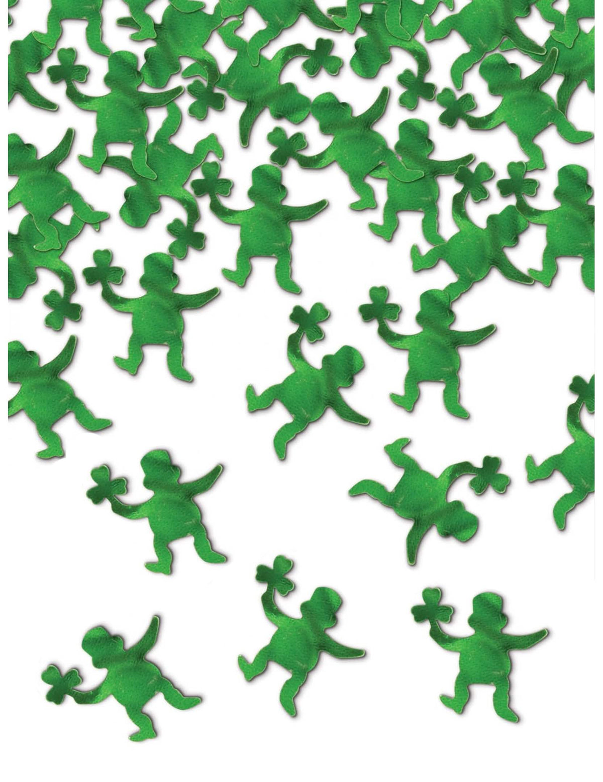 конфети за маса leprechaun за празник зелен метализиран