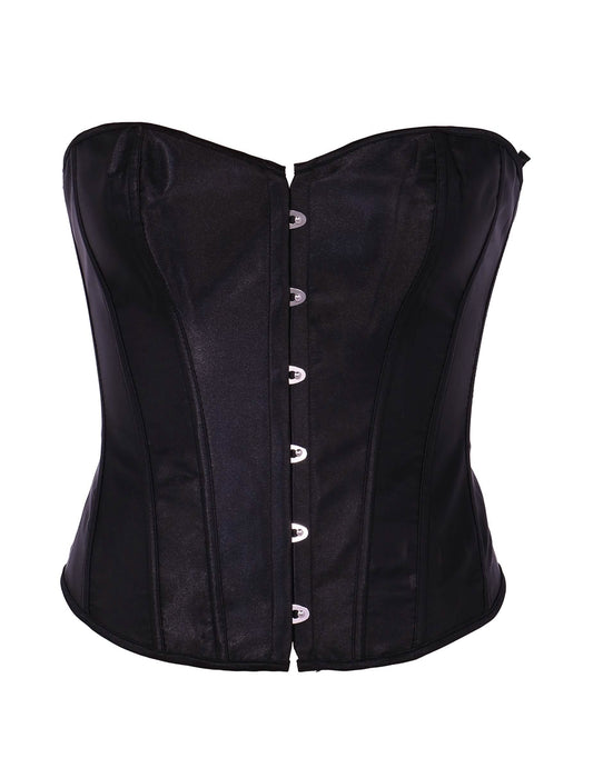 Vue de face du corset à laçage pour femme