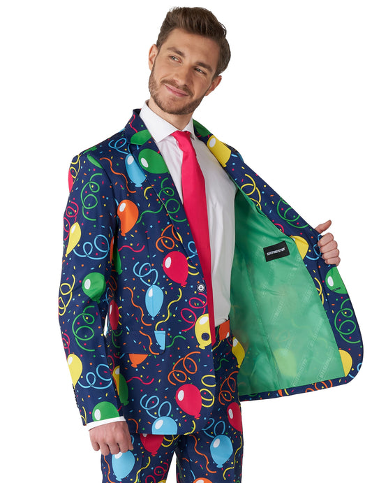 Мъжки костюм Mr. Balloons в тъмносиньо Suitmeister™