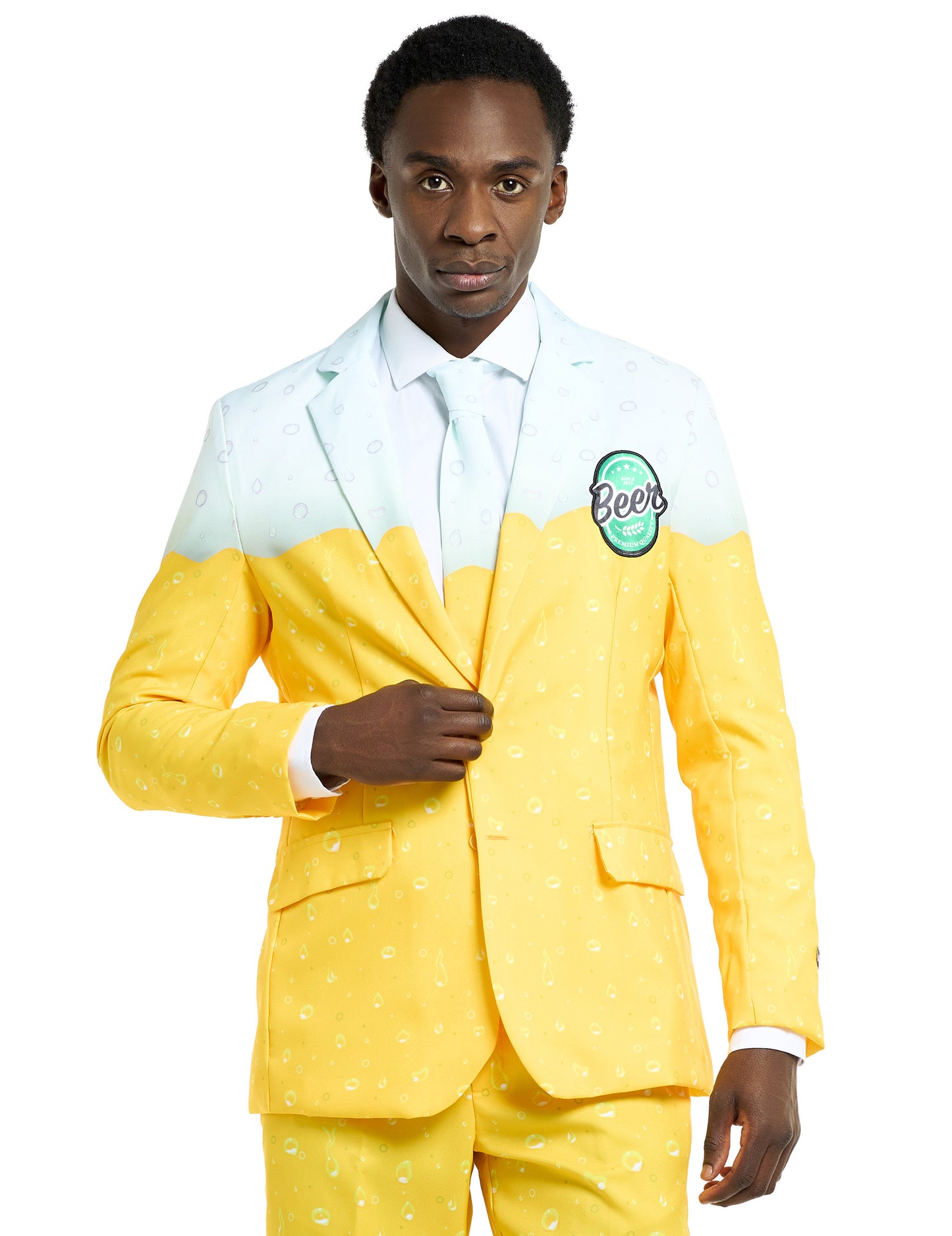 Костюм г -н Жълта бира последва възрастни