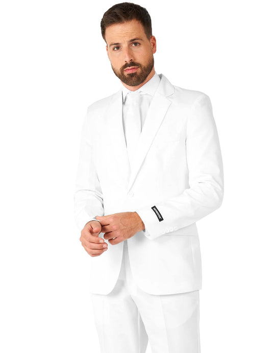 Мъжки бял костюм Mr. Solid Suitmeister™