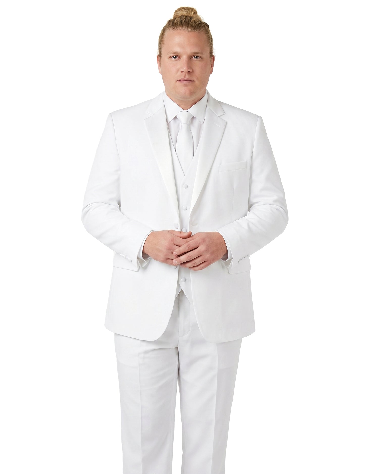 Мъжки бял костюм Mr. Solid Suitmeister™