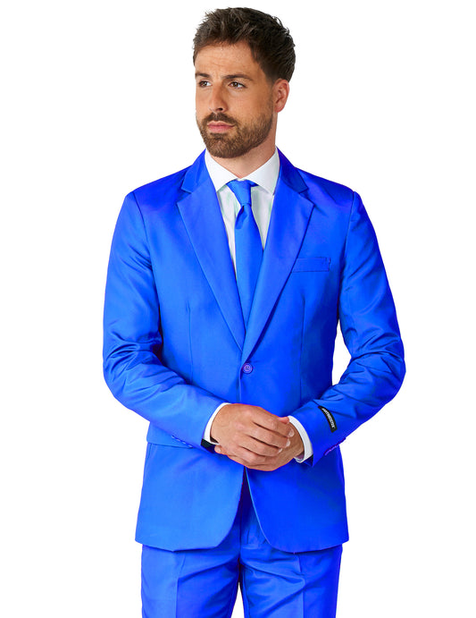 Мъжки син костюм Suitmeister™ Mr. Solid