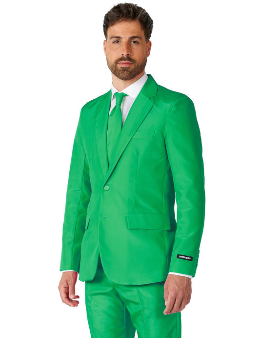 Мъжки зелен костюм Mr. Solid Suitmeister™