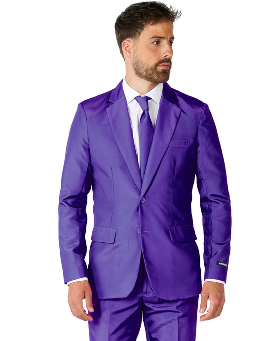 Мъжки лилав костюм Mr. Solid Suitmeister™