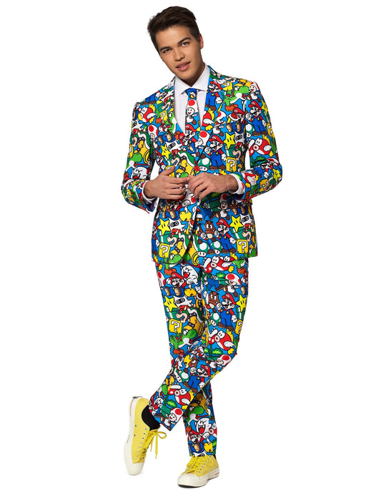 Mr. Super Mario™ костюм за възрастни Opposuits™