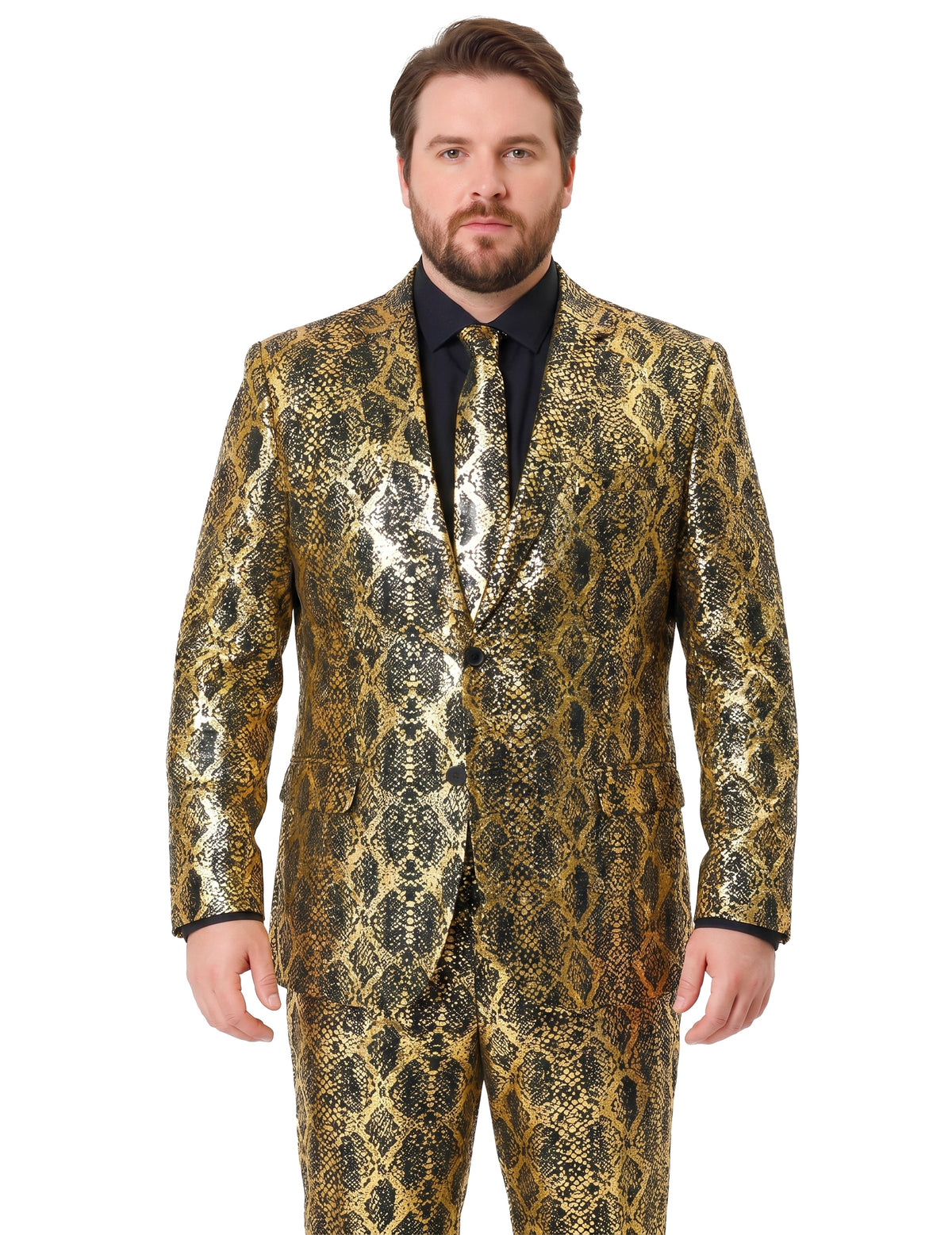 Блестящ костюм за възрастни с змия Opposuits™
