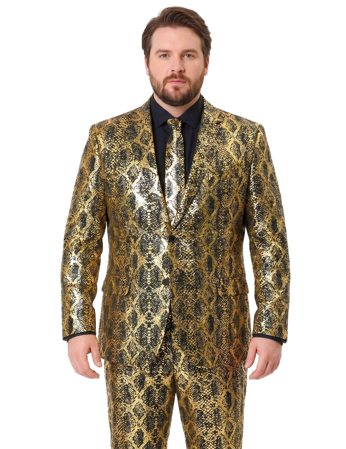 Блестящ костюм за възрастни с змия Opposuits™