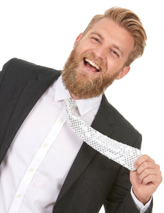 Cravate à paillettes et Strass