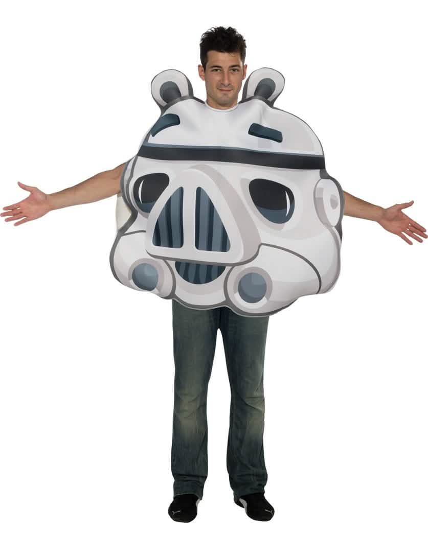 Костюм Angry birds Stormtrooper™ за възрастен бял и сив