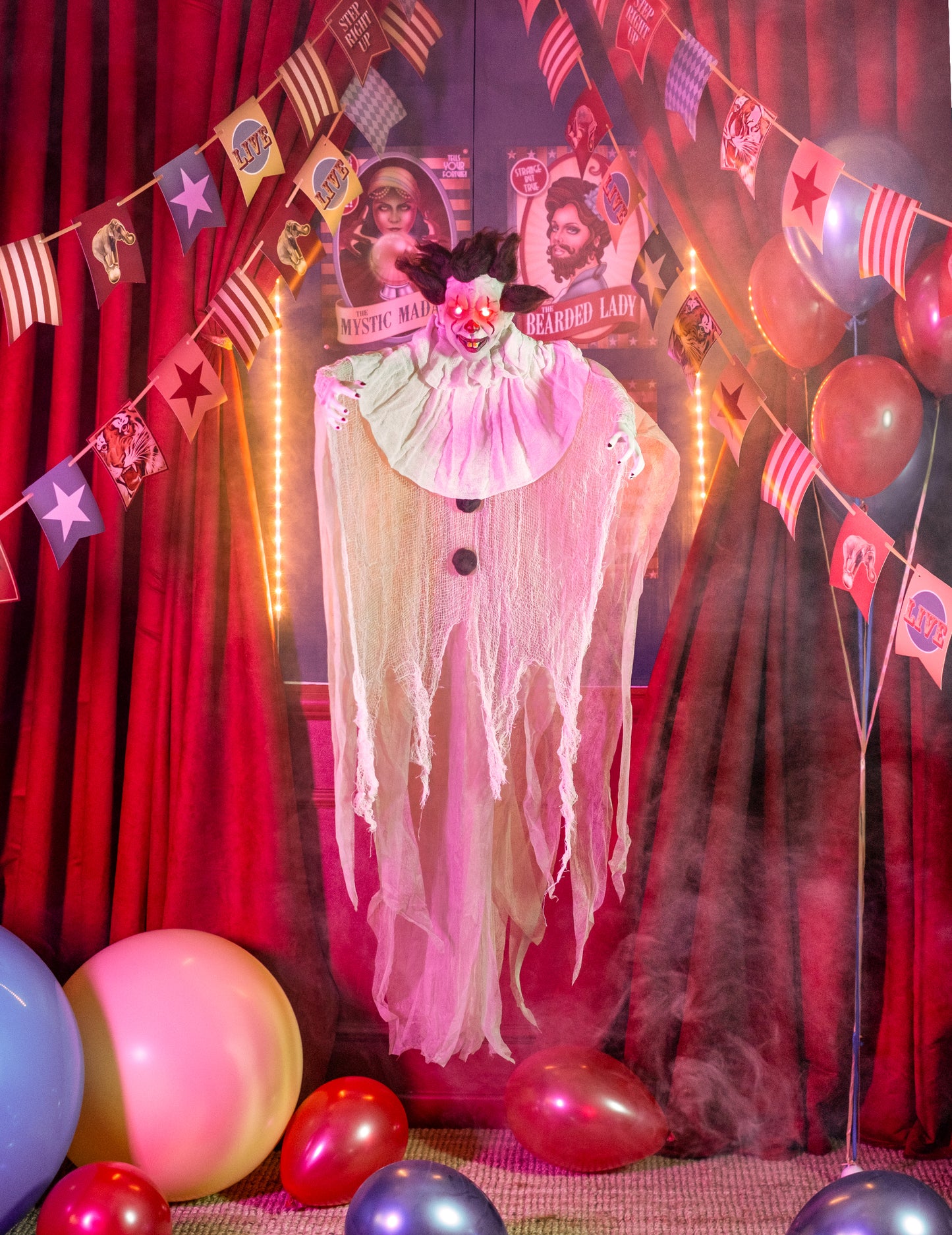 Декорация за окачване на убиец на клоун 130 см 130 см