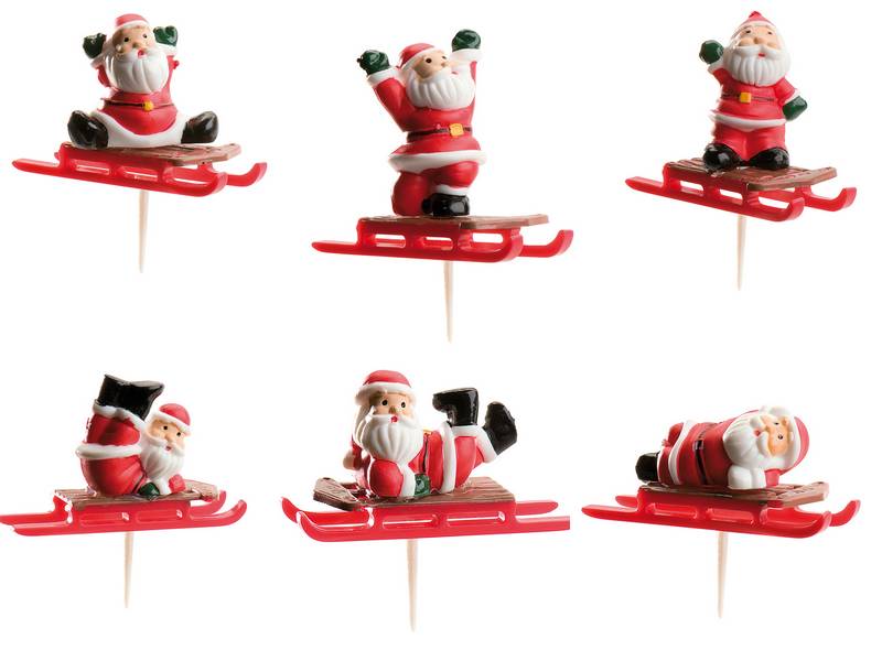 Декорация 6 снимки luge luge Дядо Коледа