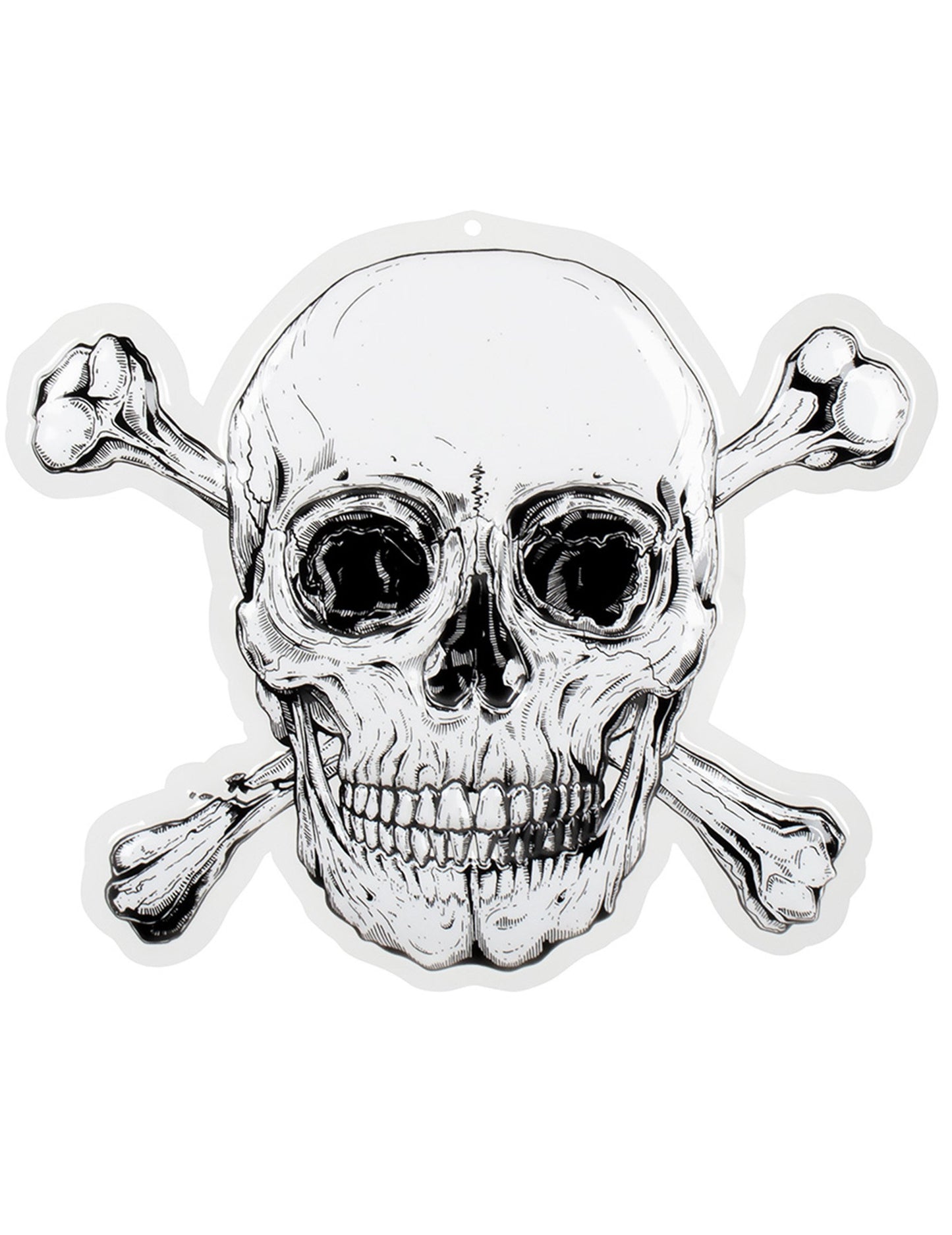 Пластмасов декор за стена Pirate Jolly Roger 42 x 50 cm