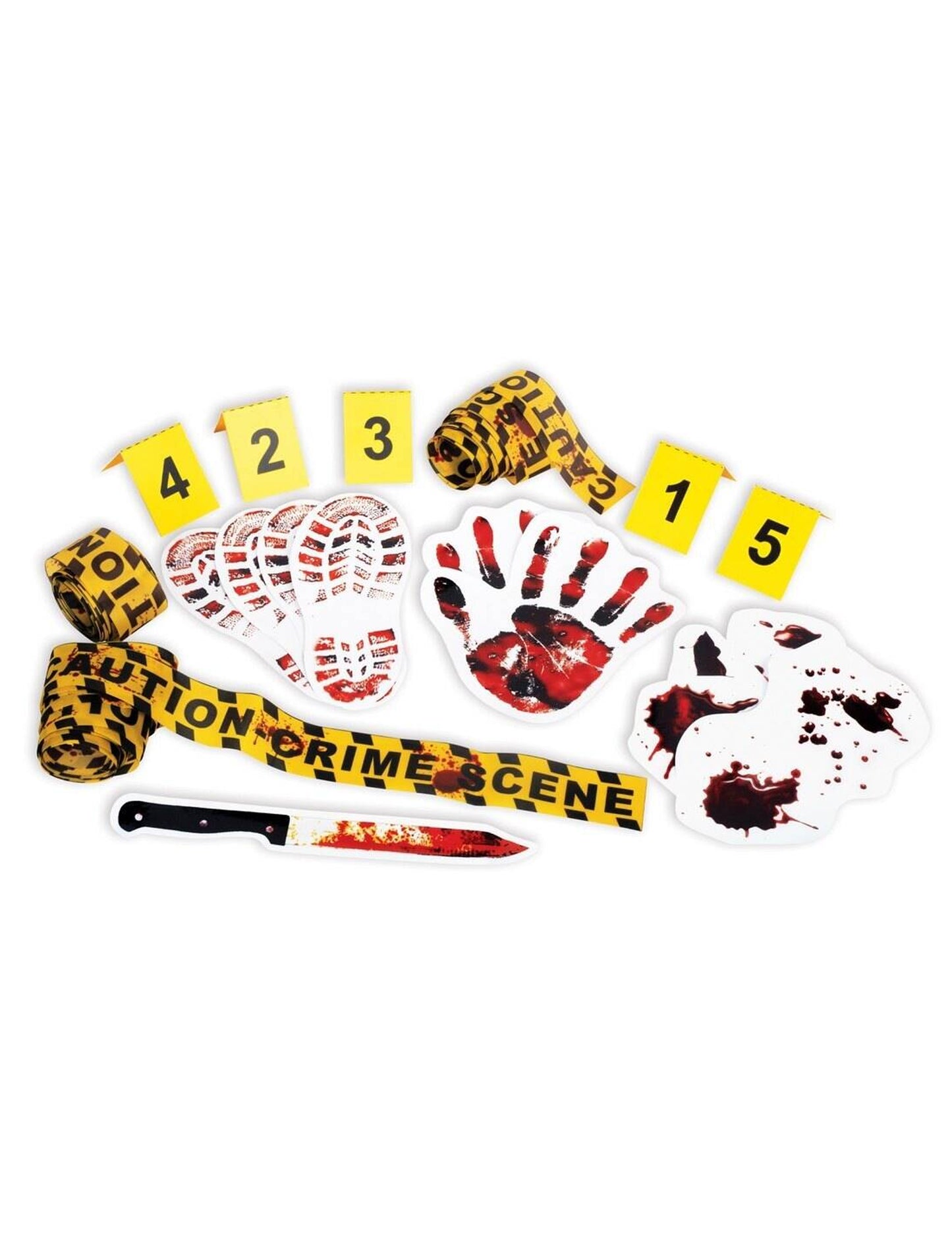 Декорации за местопрестъплението на Хелоуин