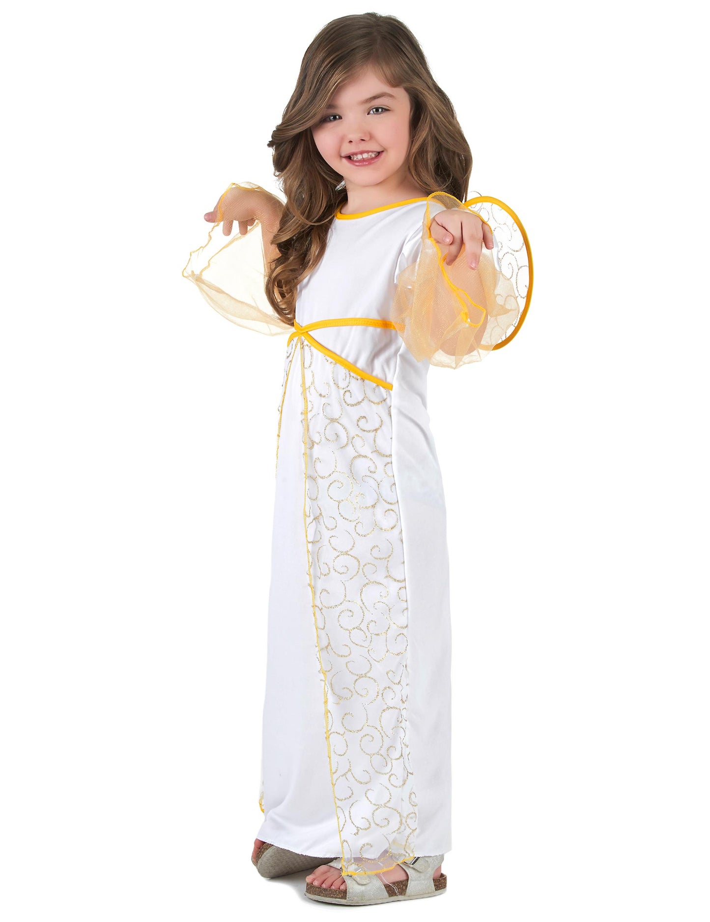 Déguisement ange blanc de Noël fille