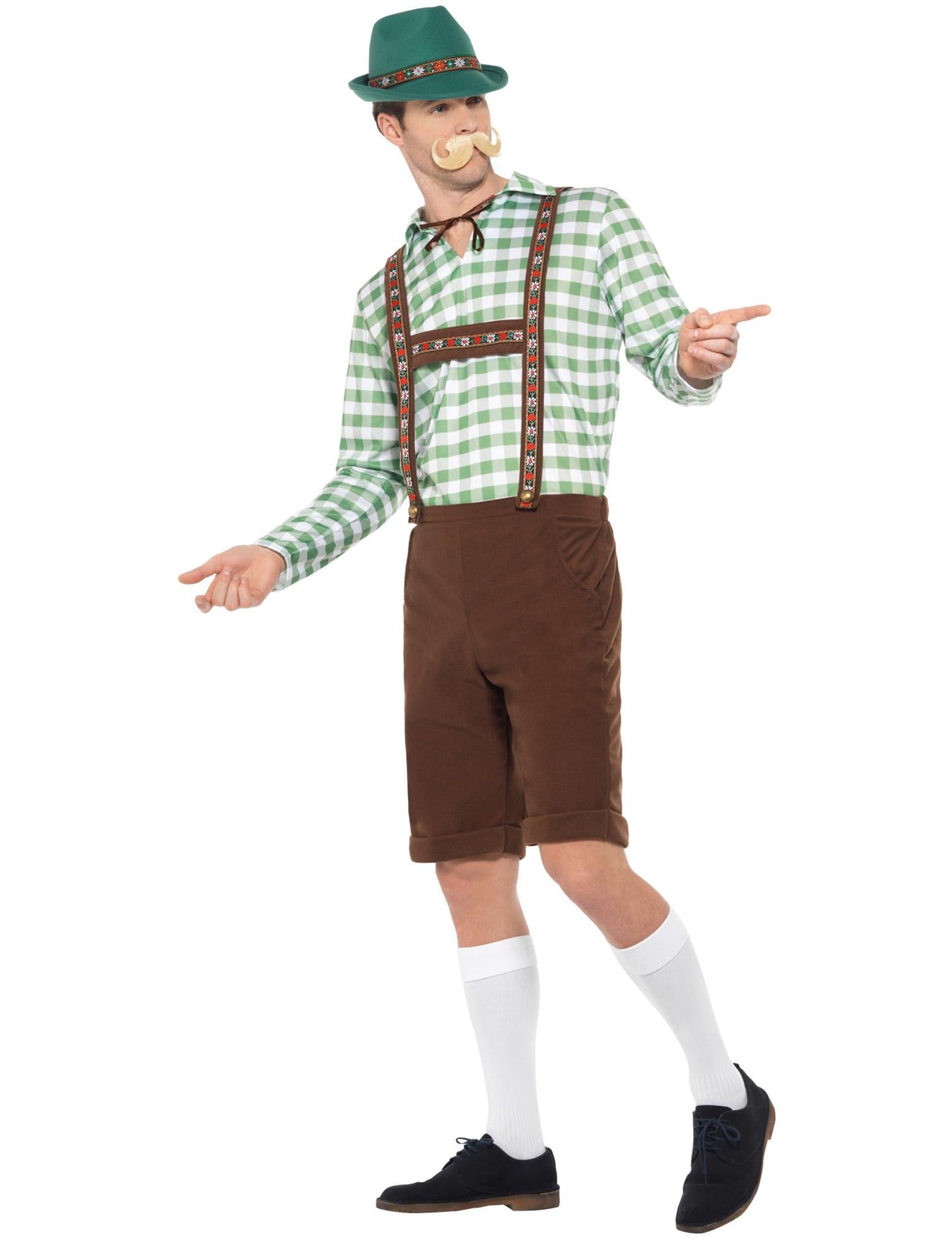 Зелена баварска маскировка и възрастен кафяв