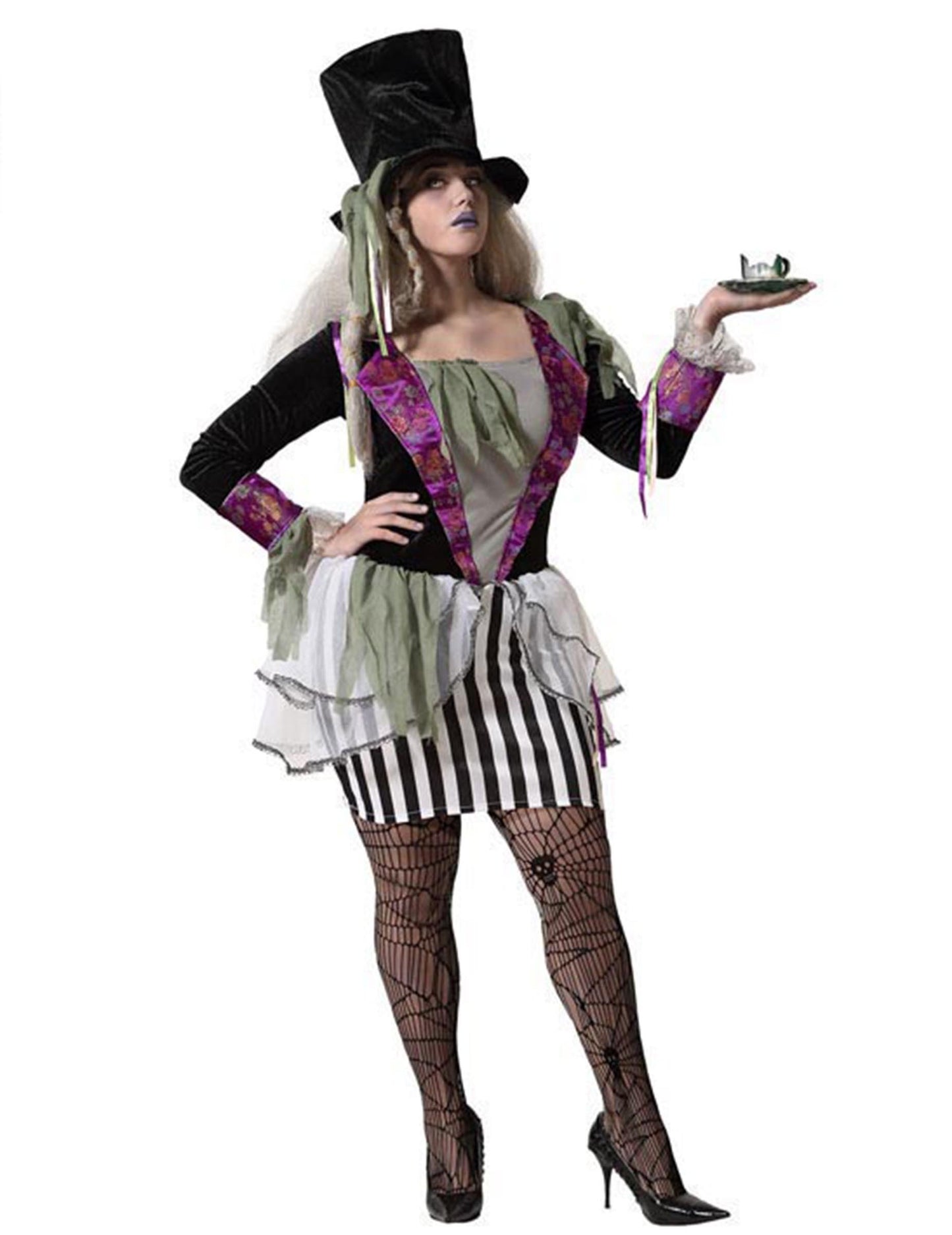 Костюм за тъмна шапка жена