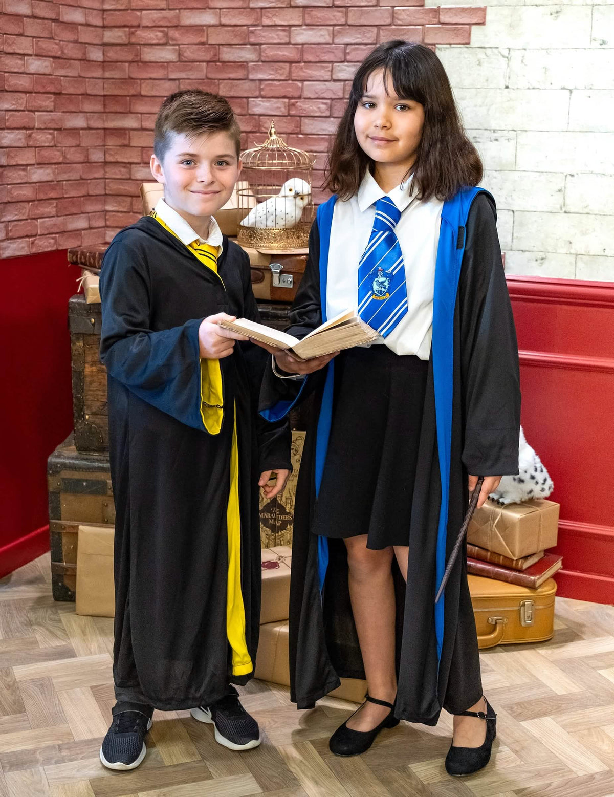 Поза на класическия костюм на Хафълпаф Harry Potter™ дете