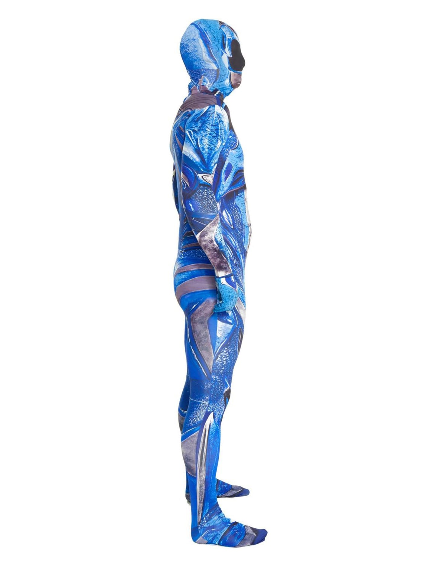 Синя комбинация прикрива Power Rangers Deluxe Morphsuits за възрастни