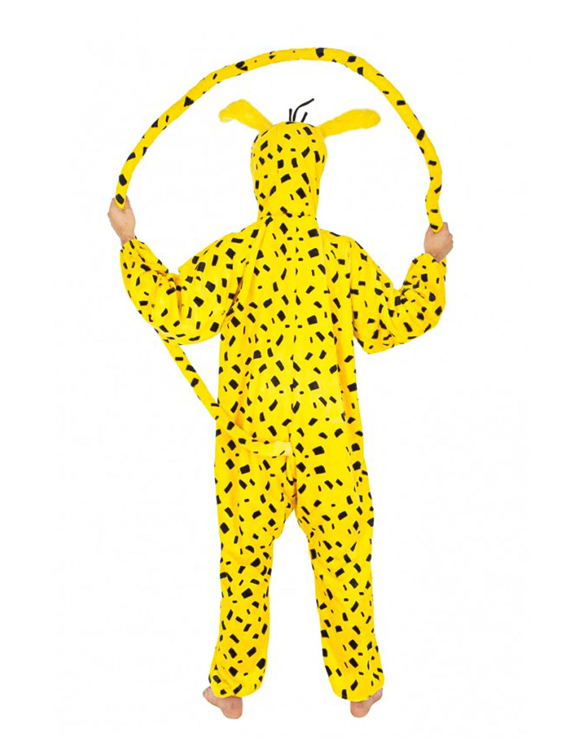 Изглед отзад на костюма-гащеризон Marsupilami за дете