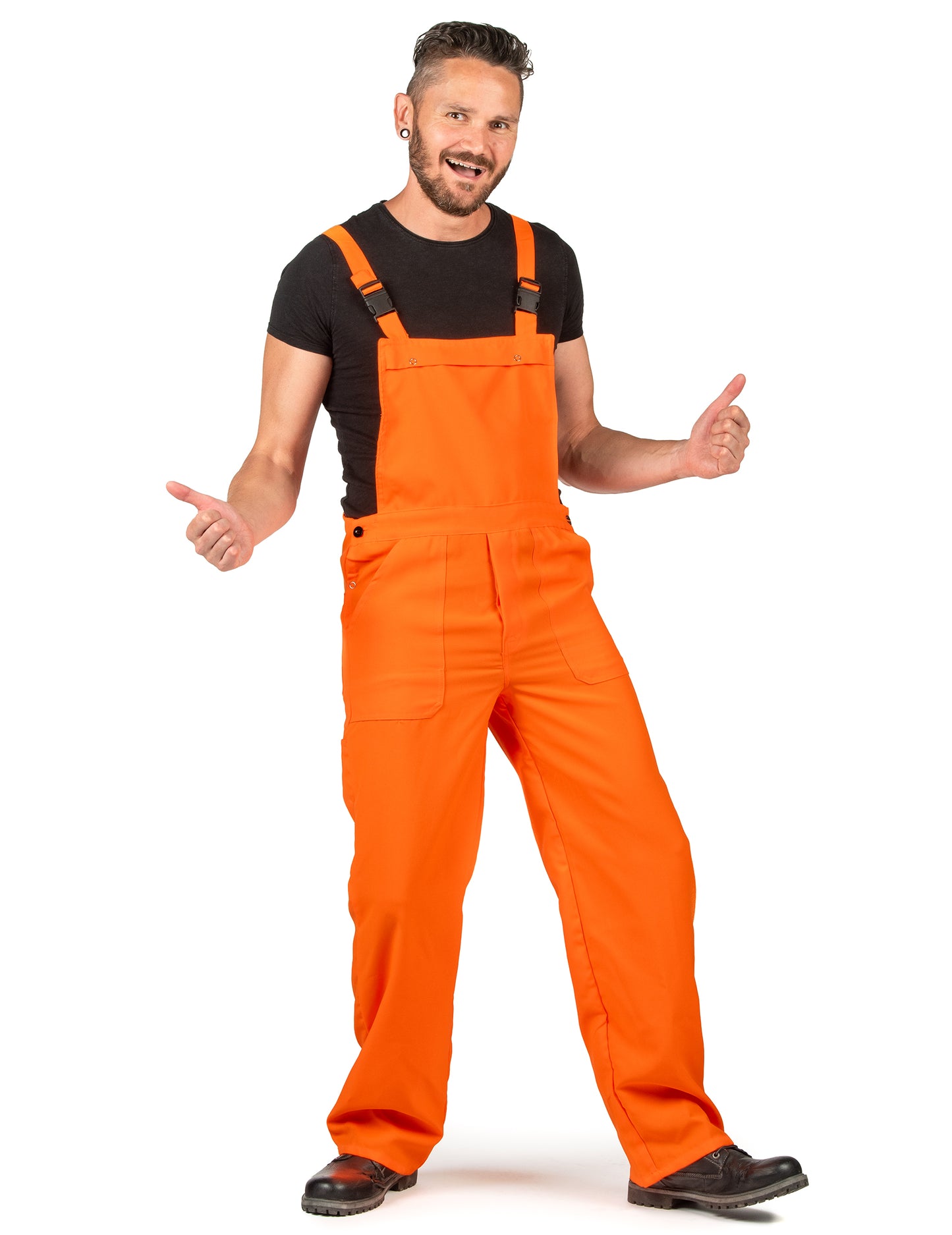Fluo Възрастен оранжев комбиниран костюм